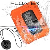 FLOATEX Floaty Case | Float for GoPro Hero 5, Hero 6, Hero 7, Hero 8 | Ultra-Buoyant Floating GoPro Case with Bonus Safety Tether | Save Your Memories