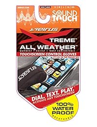 Seirus Innovation 1171 Xtreme - Guante impermeable para hombre con tecnología de pantalla táctil Soundtouch