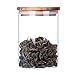 AUYE Coffee Jar Storage Jar,Coffee Bean & Kitchen food Container with Natural High grade wood Lid and Silicone Seal Ring (26 Ounce)
