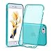Shamo's iPhone 6s Case and iPhone 6 Case Crystal Clear Shock Absorption TPU Rubber Gel Transparent (Teal)
