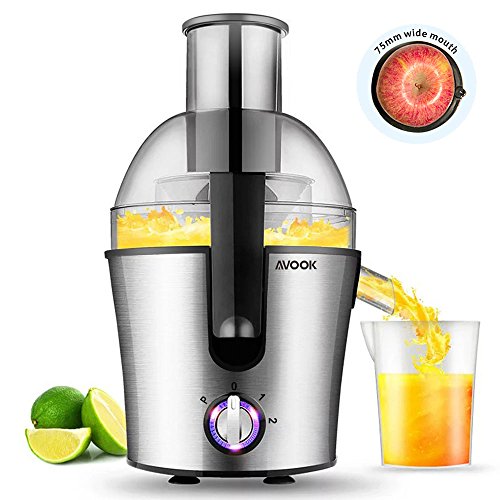 Juicer Extractor Fruit Vegetables Juice Maker Stainless Steel Three Speed Centrifugal Juicer 300 Watt