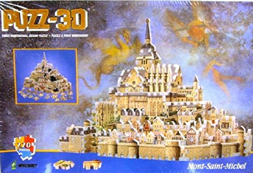 Puzz-3D Mont-Saint-Michel; 220 pcs 3-D Jigsaw Puzzle