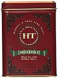 Harney & Sons Holiday Black Tea Tin Can - with Holiday Spices: Citrus, Almond, Clove and Cinnamon - 20 Sachets, 1.4 Ounces