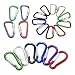 AGPtek Spring-loaded Gate Bottle Gourd Shaped Aluminum Locking Carabiner