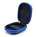 Travel Case for Airpods Case; Otium Bluetooth Headphones; Powerbeats3 Wireless in-Ear; Sennheiser CX 685, OCX 685i, PMX 685i; Skullcandy Ink'd 2 Earbud, TaoTronics TT-BH06, Black with Blue Zip