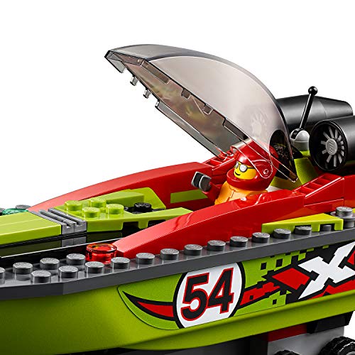 Lego 60254 City Great Vehicles Rennboot-Transporter – Bild 5
