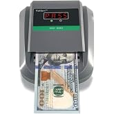Kolibri KCD-1000 4-Way Orientation Portable Fake Currency Reader and Counterfeit Bill Detector with UM, Magnetic, Infrared Counterfeit Money Detector, Easy Pass/Fail Indicator (KCD-1000)