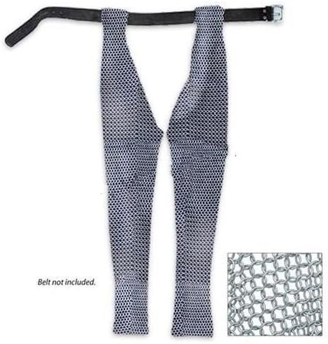Queen Brass Medieval Renaissance Battle Ready Chausses Chainmail Chain Mail Leggings Armor Standard Silver