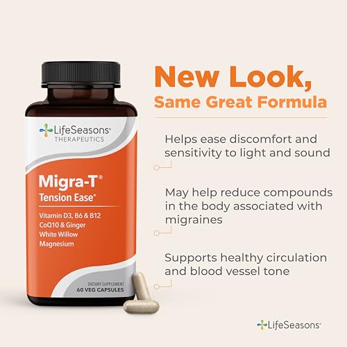 LifeSeasons MigraT Migraine Relief Supplement Eases Tension