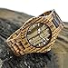 BEWELL Handmade Wood Quartz Analog Watch 100% Natural Wooden Wristwatch with Date (A style zebra wood)