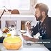 'Essential Oil Diffuser, 300ml Wood Grain Ultrasonic Aromatherapy Diffuser with Timer - Aroma Humidifier with Waterless Auto Shut-Off 7 Color LED Lights Changing for Home Office Kitchen Baby'