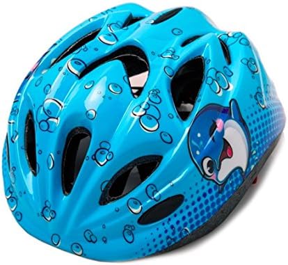 Multi-Sport Head Protective Kids Helmet Adjustable Dial & Warning Tail Light Outdoor Skate-Boarding Cycling Bike Safety Protection Gear Children Kid Child Toddler Age 3-5 5-12 Boys Girls
