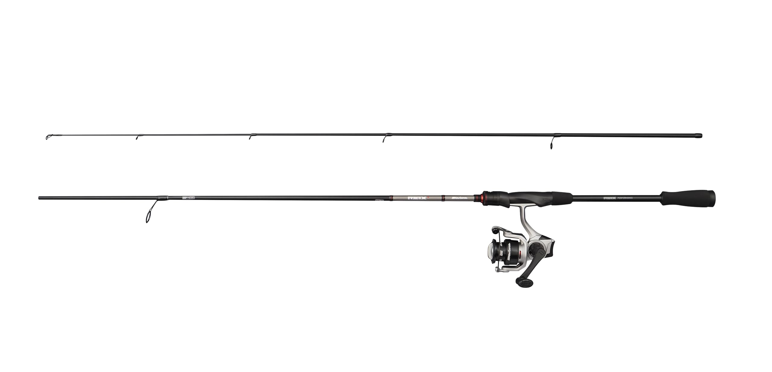 Abu Garcia Max X Spinning Combo, Freshwater Angler Fishing Rod & Reel Pike Perch & Zander, Strong Leightweight & Versatile, Black & Grey, 2.13m Moderate Fast Rod, 2000 Size Reel