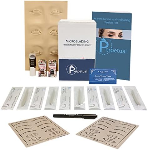 Microblading Starter Kit Permanent Makeup with Doreme Ink Microblades (Disposable Professional Kit)