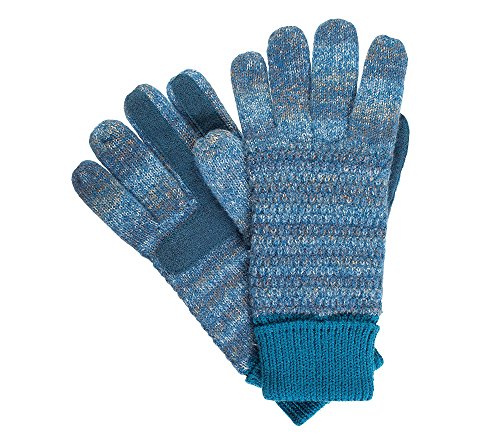 Isotoner Signature Marled Knit Gloves Moroccan Blue