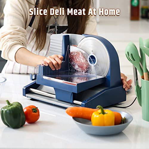 Razorri Electric Food Slicer, Meat & Deli Food Slice, 2 Shapes