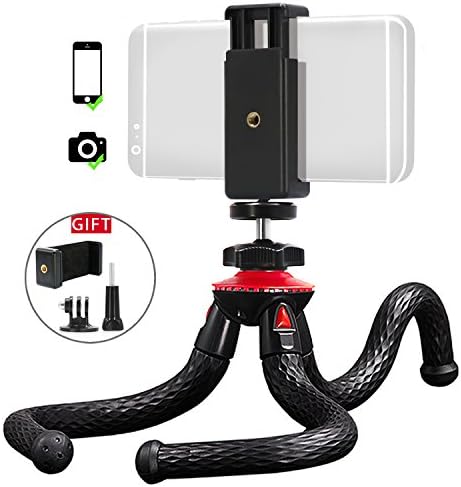 Flexible Tripod - TWZ Universal Octopus Style Durable and Lightweight Tripod for Phone/DSLR Cam/Gopro Action Cam