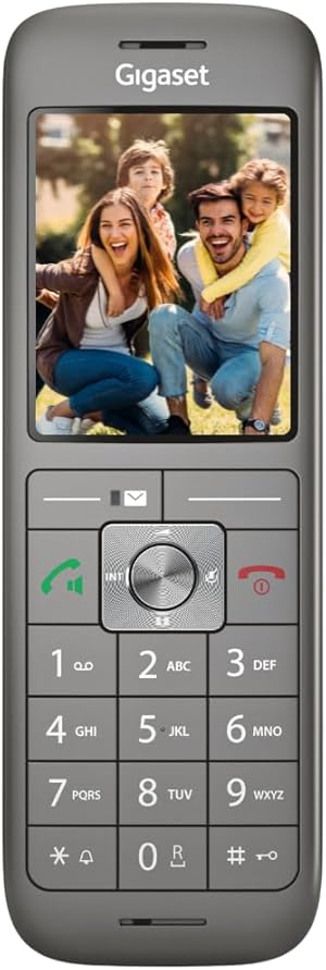 Gigaset CL660HX - design DECT-Mobilteil mit Ladeschale - Fritzbox-kompatibel - hochwertiges Schnurloses Telefon für Router und DECT-Basis, anthrazit-metallic [Deutsche Version] [Ohne Basis]
