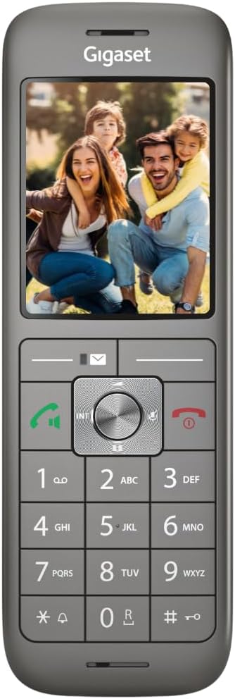 Gigaset CL660HX - design DECT-Mobilteil mit Ladeschale - Fritzbox-kompatibel - hochwertiges Schnurloses Telefon für Router und DECT-Basis, anthrazit-metallic [Deutsche Version] [Ohne Basis]