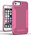 Encased iPhone 7 Case Pink (American Armor) Heavy Duty Protective Full Body Case (Apple iPhone7 / iPhone 8)