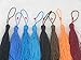 20pcs Silky Handmade Tiny(3.5'') Soft Tassels, Mini Tassels for Bookmark--24 Colors Available