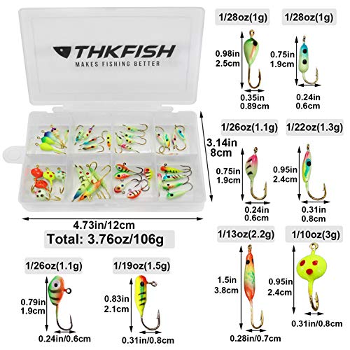 thkfish Ice Fishing Jigs Ice Fishing Lures Ice Fishing Gear Ice Small