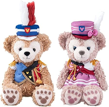 Amazon ディズニー ダッフィー シェリーメイ ぬいぐるみss ペア 東京ディズニーリゾート35周年 ダッフィー フレンズのハッピーマーチングファン 18 東京ディズニーシー限定 ぬいぐるみ おもちゃ
