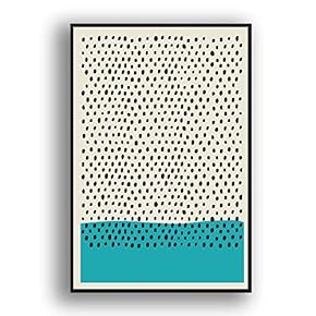 Framed Canvas Wall Art Abstract for Living Room, Bedroom Color Block Canvas Prints for Modern Home Decoration Ready to Hang - 16"x24" inches