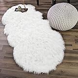 White rug living room White rug living room