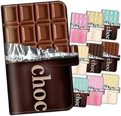 Amazon Co Jp 各機種対応 手帳型 スマホケース スマホカバー Llサイズ E ミント チョコレート 板チョコ柄 スライド手帳ケース 手帳カバー 家電 カメラ