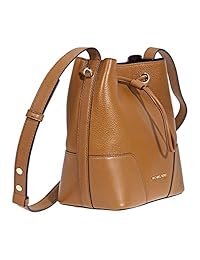 Bolso bandolera de cuero con guijarros de Michael Kors