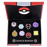 New Version V3 Ash Gym Badges Johto Gen 2 Badges Collection box Set of 8pcs 2016