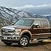 Super Duty Top Half Triple Chrome Plated Mirror Cover Cap for 2008-2016 Ford F250 F350 F450 (2Pcs)