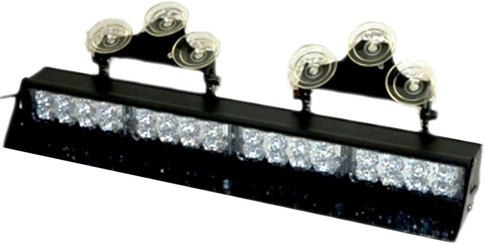 Red Blue Quad 2 LED Lightbar 1 Watt Visor Strobe Light