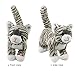 WEWILL LED Prance Tabby Cat Creative Glow Stuffed Animal Plush Kitty, Grey, 14 inch
