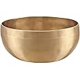Bronze Singing Bowl with Felt Ring and Cover, Universal Series — MADE IN INDIA — For Meditation, Yoga and Sound Healing Therapy, 2-YEAR WARRANTY