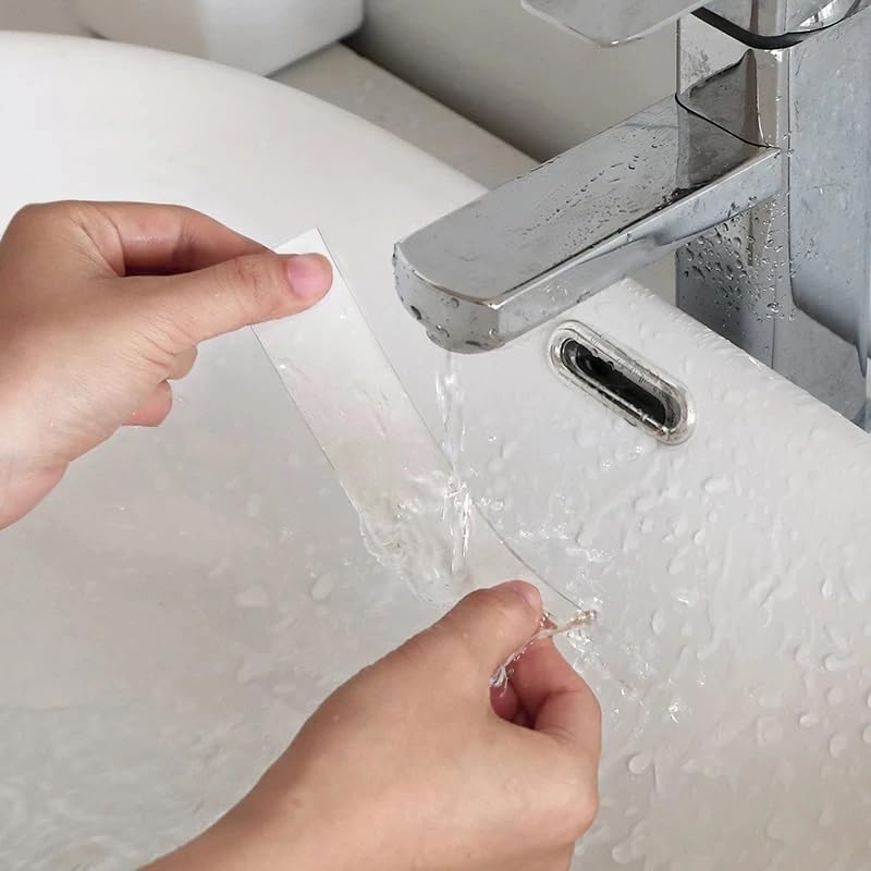 Heavy Duty Double-Sided Clear Transparent Nano Tape Reusable Strong Stick Mounting Gel Double side Clear Tape Two faced Double face sticky-Washable, Reusable-UAE شريط جل نانو مزدوج الوجه