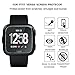[3-Pack] for Fitbit Versa Screen Protector, Qoolike[9H Hardness] [Crystal Clear] [Scratch Resist] [No-Bubble] Waterproof Tempered Glass Screen Protector for Fitbit Versa Smartwatch
