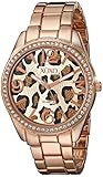 XOXO Women's XO5638 Rose Gold-Tone Leopard Dial Dress Watch