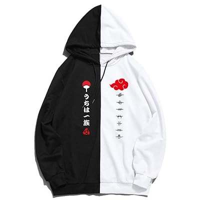 SAFTYBAY Anime Naruto Hoodie with Itachi Uchiha Jordan Ubuy