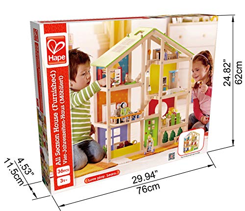 4 Dollhouse+Hape+Furniture+Accessories+Reversible