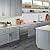 MS International AMZ-MD-00116 Calacatta Cressa Herringbone Honed Marble Tile 11.6 in. x 11.61 in. White 10 Piece