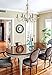 Saint Mossi 6-Lights Farmhouse Chandelier in French Country Chandelier Style,Farmhouse Pendant Light Fixtures Rustic Chandelier for Bedroom,Dining Room,Living Room,H34 x D35,Chain Adjustable