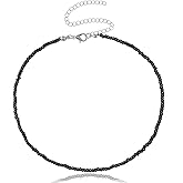 Yalice Boho Choker Necklace Chain Rice Beaded Necklaces Summer Surfer Costume Neck Accessories for Women