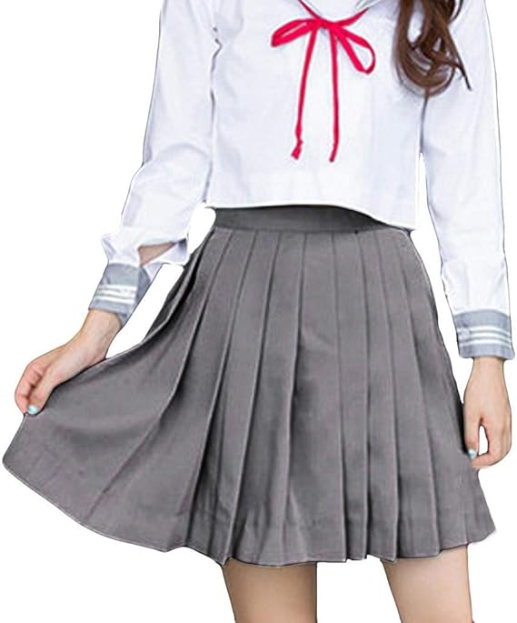 Womens Skirt, SHOBDW Ladies College Elastic Waist Pleated Skirt Female