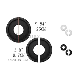 Tsnamay 2Pairs Black Ceiling Medallion Ceiling Fan