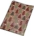Gift wrap flat wrapping paper, Christmas designs, assorted holiday designs, pack of 48 sheets, 20