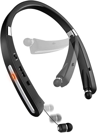 Amazon Co Jp 33時間連続再生 Bluetooth イヤホン ワイヤレス ブルートゥース ヘッドセット ネックバンド型 ヘッドホン カナル型 伸縮式耳栓 3階段折り畳む可 ハンズフリー通話 着信振動 スポーツ 内蔵マイク イヤフォン Cvc6 0ノイズキャンセリング Ipx4防水 高音質