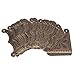 BQLZR Antique Decorative Box Corner Cover 39x9mm Desk Edge Cover Pack of 20