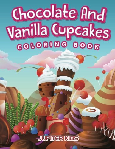 Chocolate And Vanilla Cupcakes Coloring Book